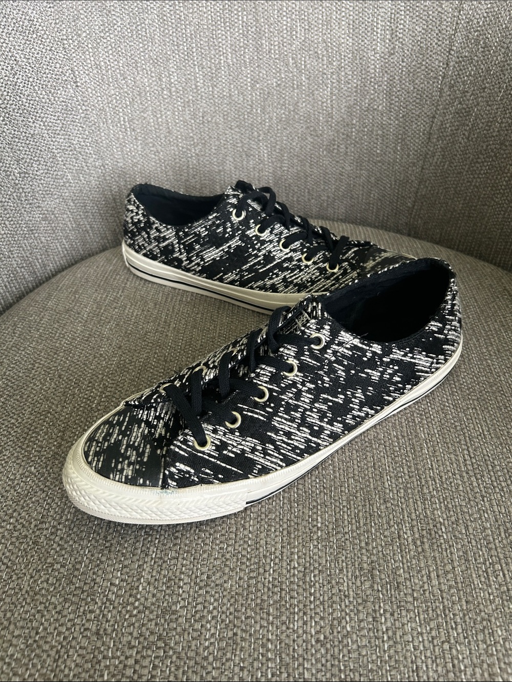 Converse Chuck Taylor All Star Gemma Ox Winter Knit Black White